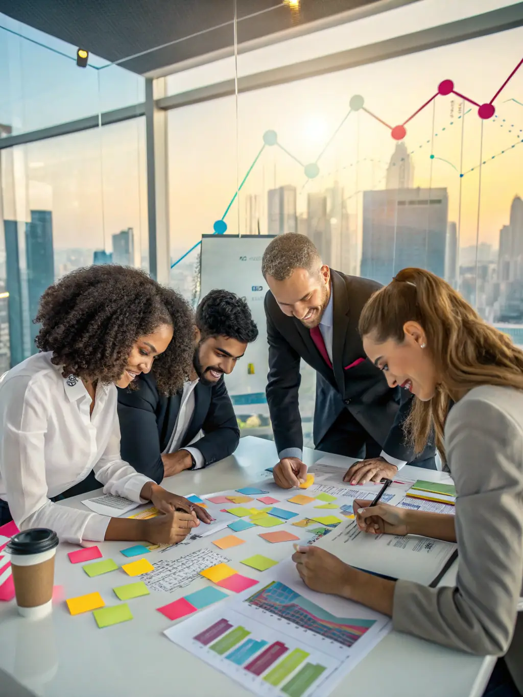 A focused workshop session at the PulseUno conference, where entrepreneurs are actively participating in a hands-on exercise on financial planning.